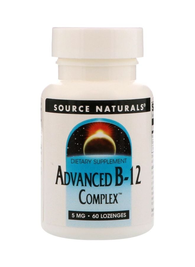 مكمل غذائي B-12 أدفانسد 5 مجم - 60 مستحلب