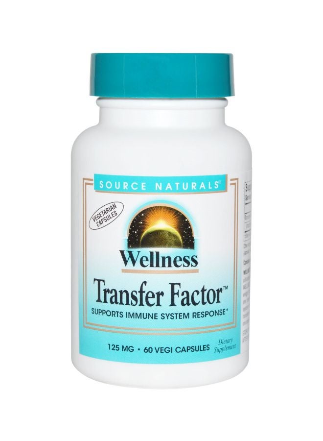 Wellness Transfer Factor 125 MG - 60 Veggie Capsules
