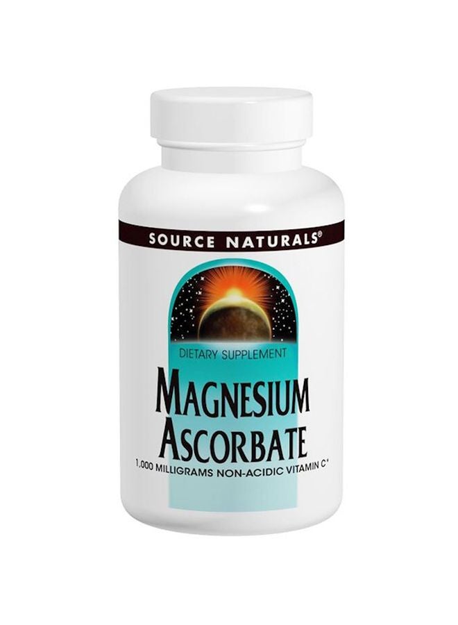 مكمل غذائي أسكوربات المغنيسيوم بتركيز 1000 ملجم - 120 قرص