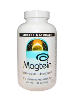 Magtein Magnesium L-Threonate 667 mg - 180 Capsules