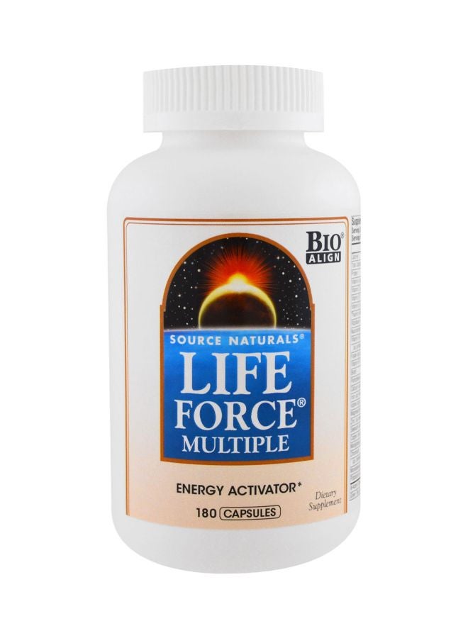 Life Force Multiple Energy Activator Dietary Supplement 180 Capsules