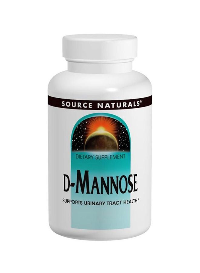 Source Naturals D-Mannose Dietary Supplement 500mg - 60 Capsules 