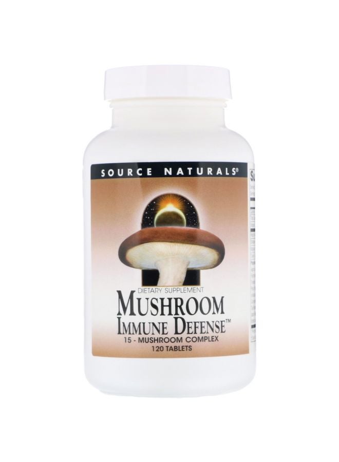 Mushroom Immune Defense 15-Mushroom Complex-120 Tablets
