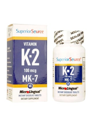 Vitamin K-2 100mcg - 60 Microlingual Tablet - v1578580220/N33129193A_1