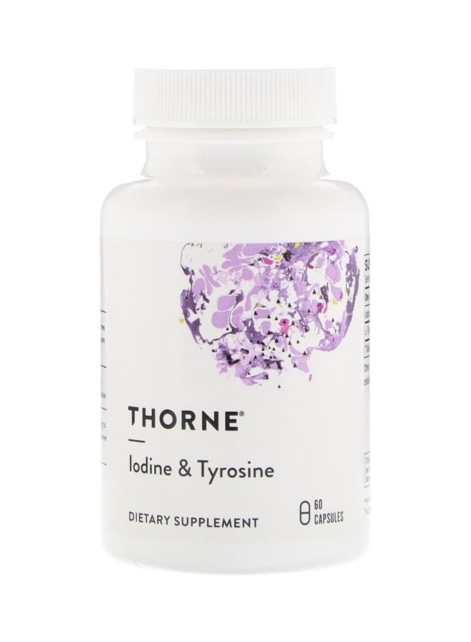 Thorne Research - Iodine And Tyrosine Dietary Supplement - 60 Capsules - Image 1