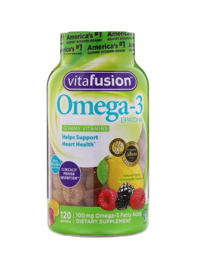 Omega-3 Dietary Supplement - 120 Gummies - v1578580276/N33014331A_1