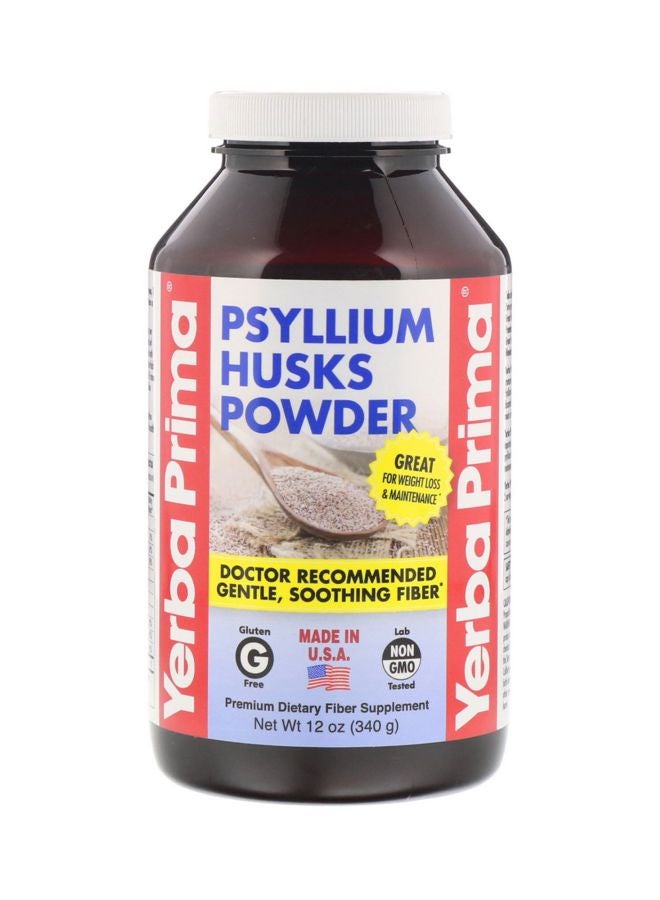 Yerba Prima Psyllium Husks Powder Supplement