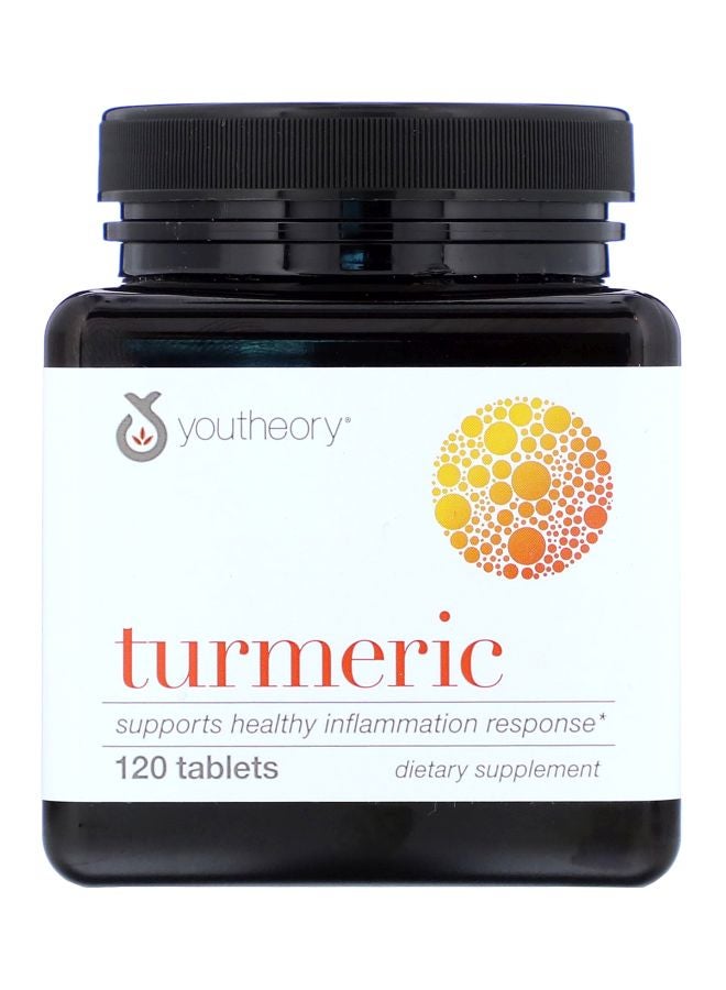 youtheory Turmeric Dietary Supplement -120 Tablets