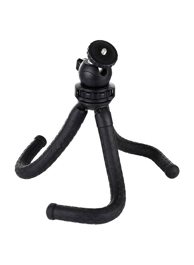4-Piece Flexible Hose Sponge Octopus Tripod Set Black - Image 2