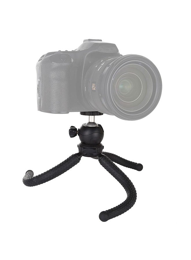 Generic Flexible Hose Sponge Octopus Tripod  With Ball Head Small Black  - Image 4