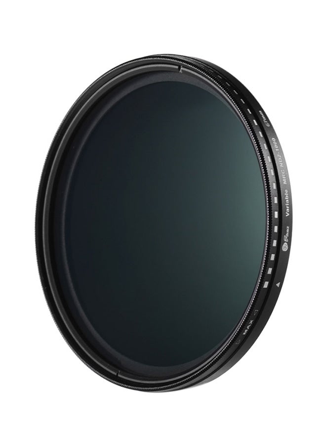 Fikaz 67mm Ultra Slim Variable ND Filter Black 