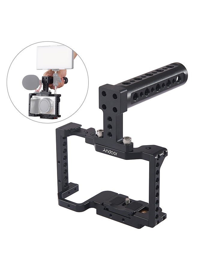ANDOER Camera Cage With Top Handle Kit Black  - Image 4
