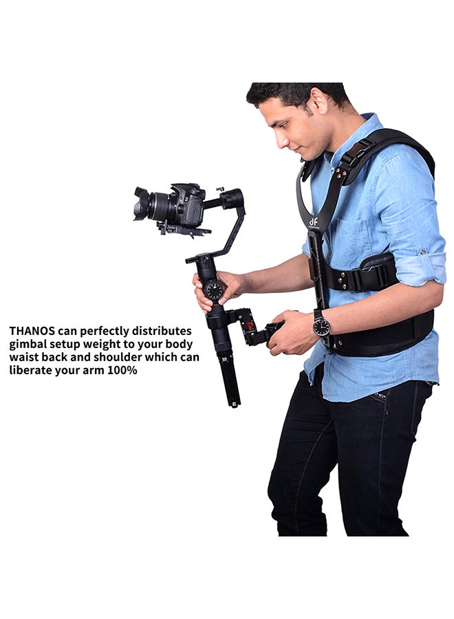 Gimbal Stabilizer Supporting System With Dual Spring Arm Black  - Image 2