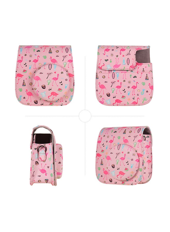Generic - Portable Instant Camera Case Bag Pink - Image 1