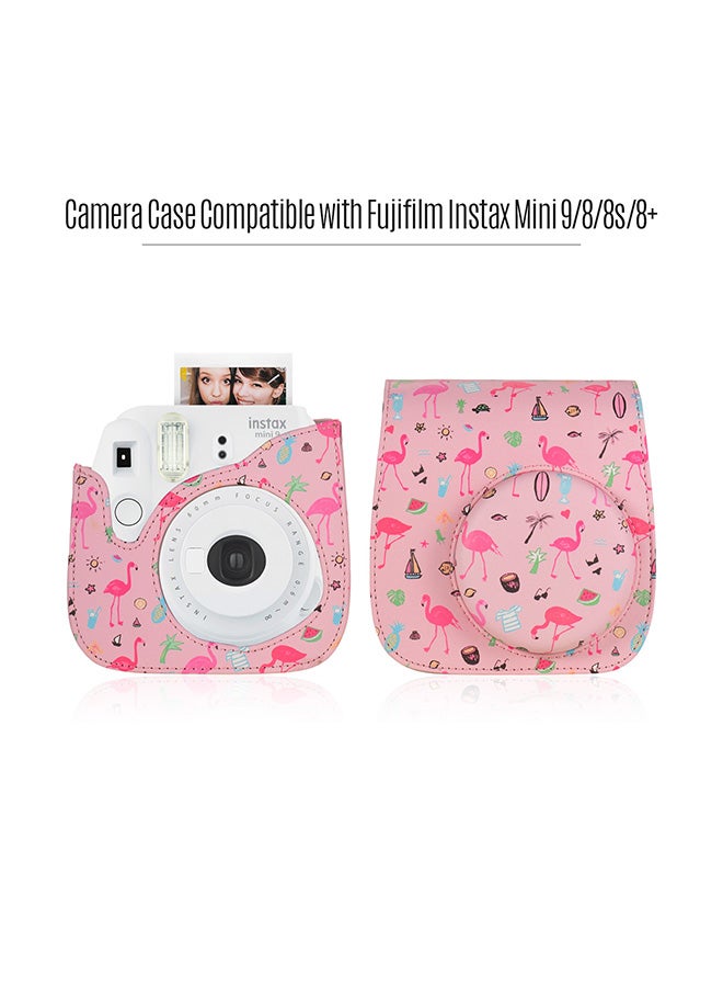 Generic - Portable Instant Camera Case Bag Pink - Image 1