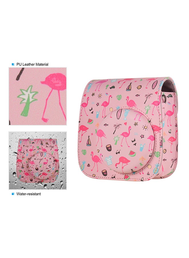 Generic - Portable Instant Camera Case Bag Pink - Image 1