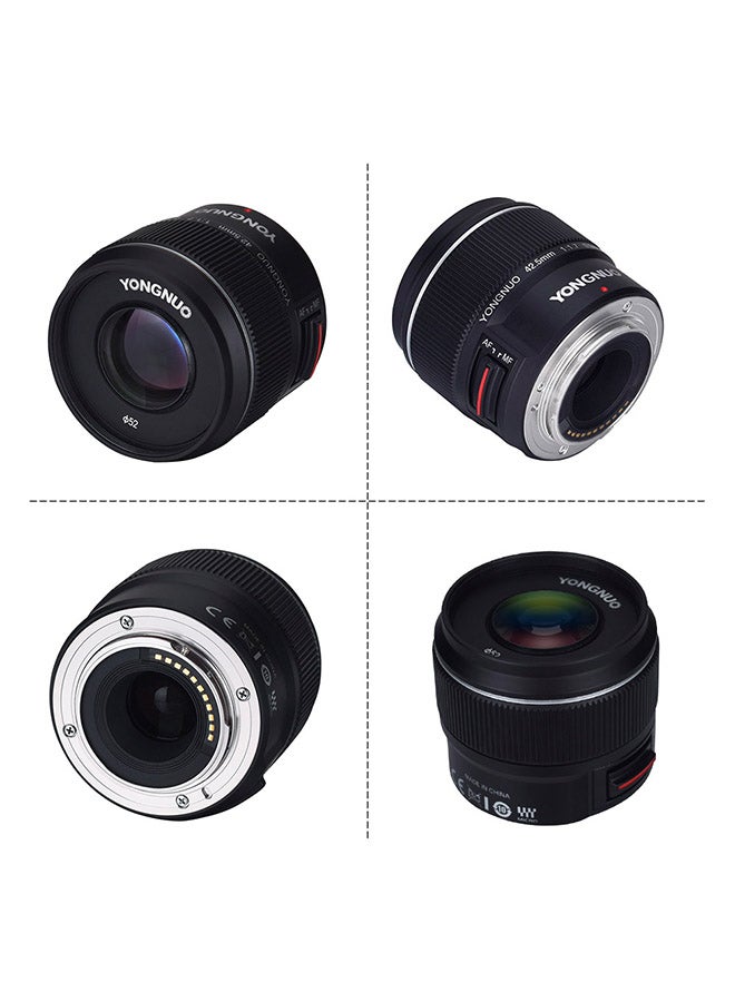 YONGNUO Large Aperture Auto And Manual Focus Lens Black  - Image 2