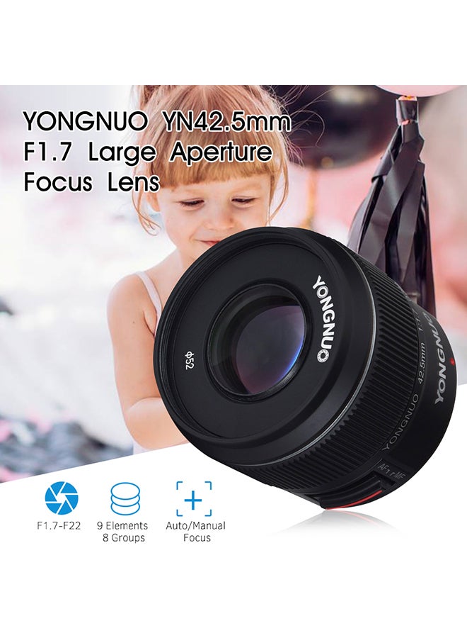 YONGNUO Large Aperture Auto And Manual Focus Lens Black  - Image 5