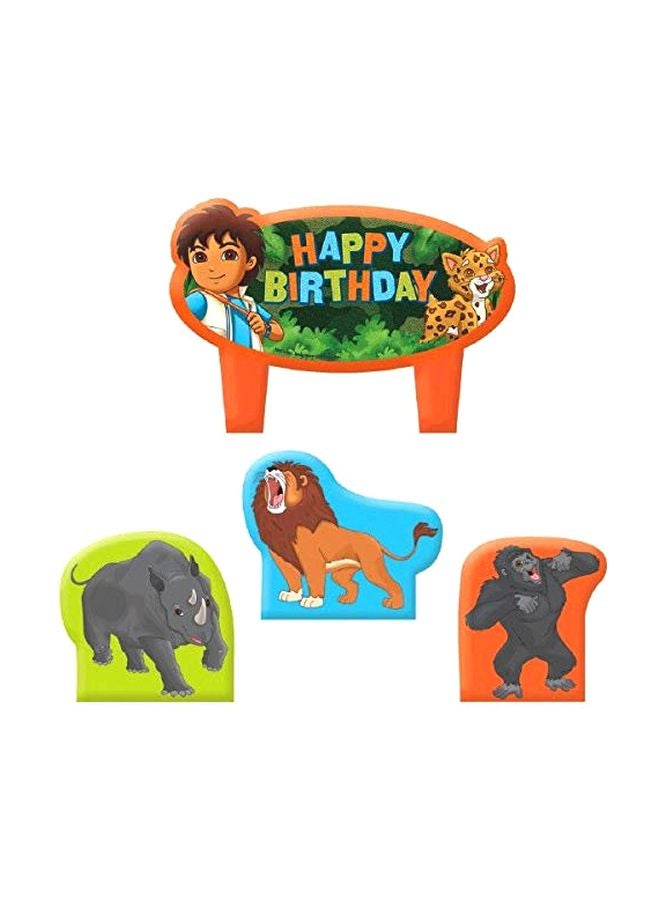 أمسكان مجموعة شموع مصبوبة صغيرة بتصميم ديجوز بيجست ريسكيو من 4 قطع طراز 175511 - Image 1