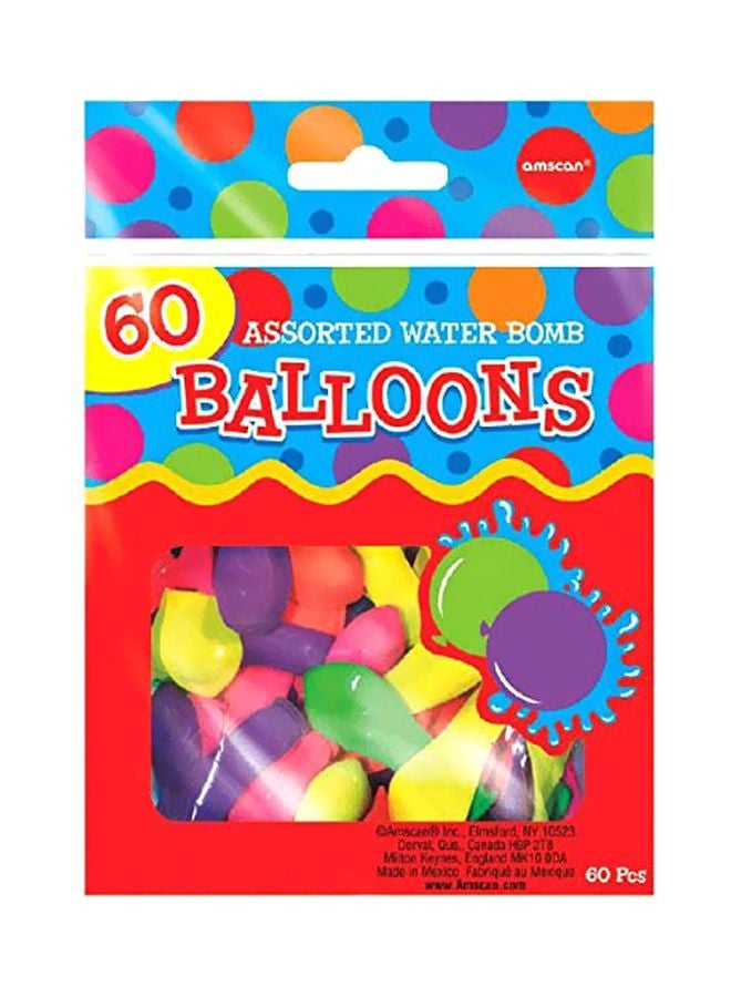 أمسكان مجموعة قنابل بالونات مائية من 60 قطعة، طراز 115958 3.75بوصة - Image 2