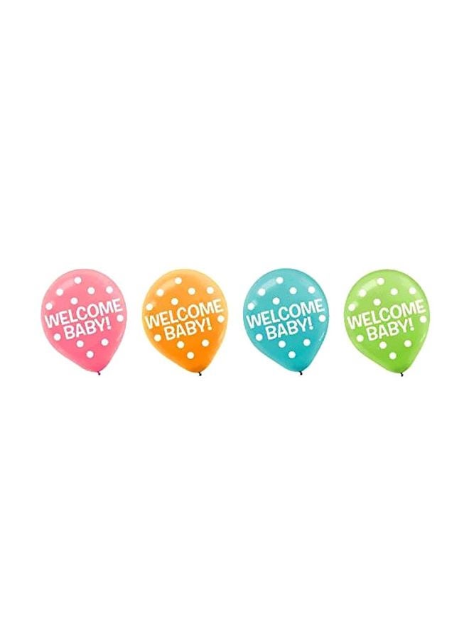 Amscan 20-Piece Baby Shower Balloon 114417 12inch - Image 1