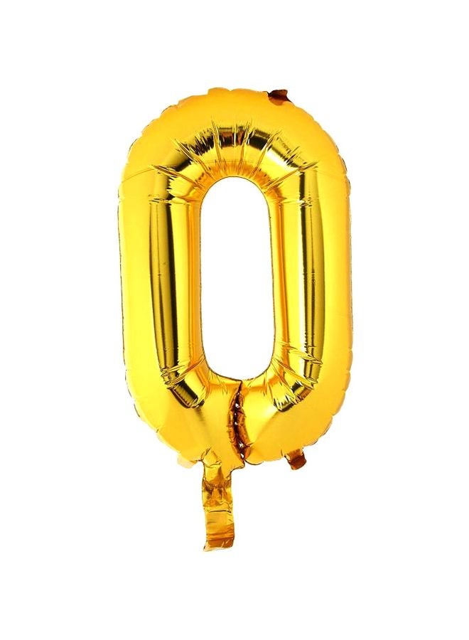 North Star Air Filled Self Sealing Letter O Balloon 275124 16inch