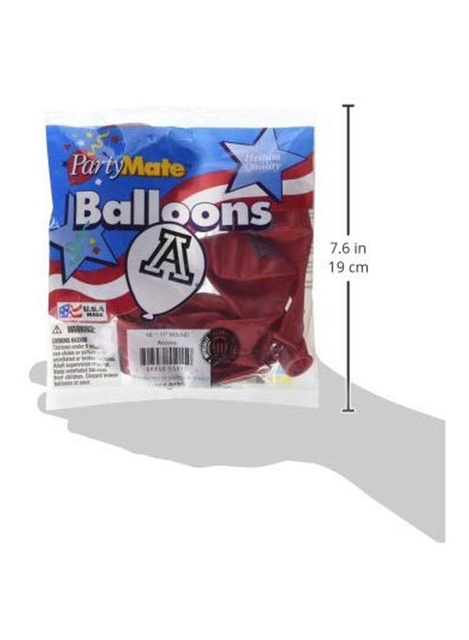PIONEER BALLOON COMPANY - Pack Of 10 University of Arizona Latex Balloons 34922 11inch - Image 1