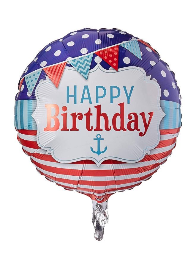 Qualatex Happy Birthday Foil Balloon 49178 18inch