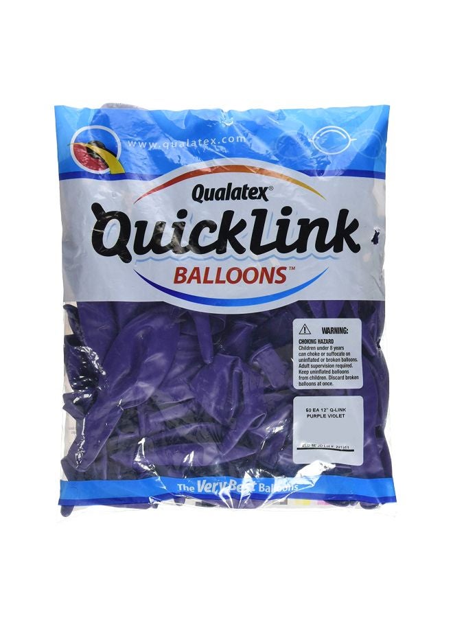 Qualatex Pack Of 50 Latex Balloons 65230 12inch - Image 1