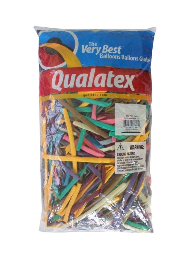 Qualatex 250-Piece Entertainer Balloons 260Q
