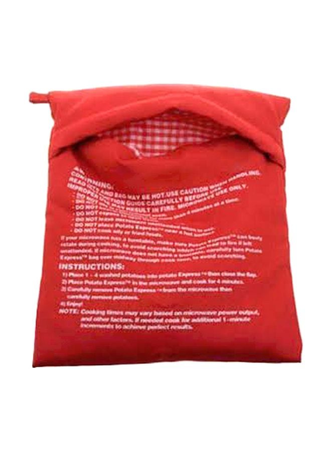AS SEEN ON TV Microwave Potato Cooking Bag Red  - Image 1