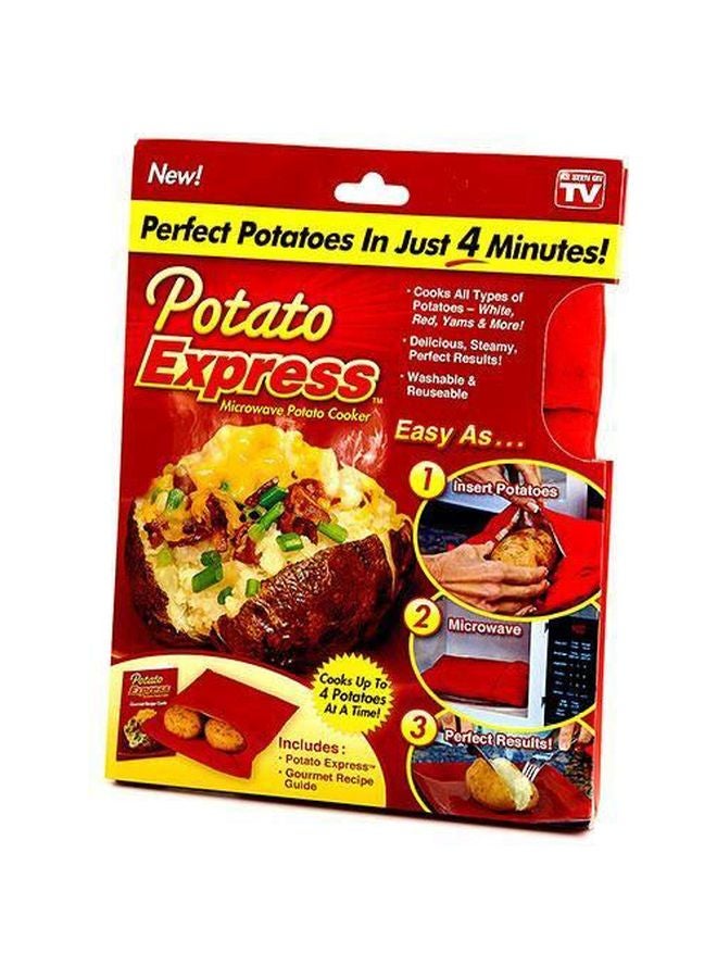 AS SEEN ON TV Microwave Potato Cooking Bag Red  - Image 2