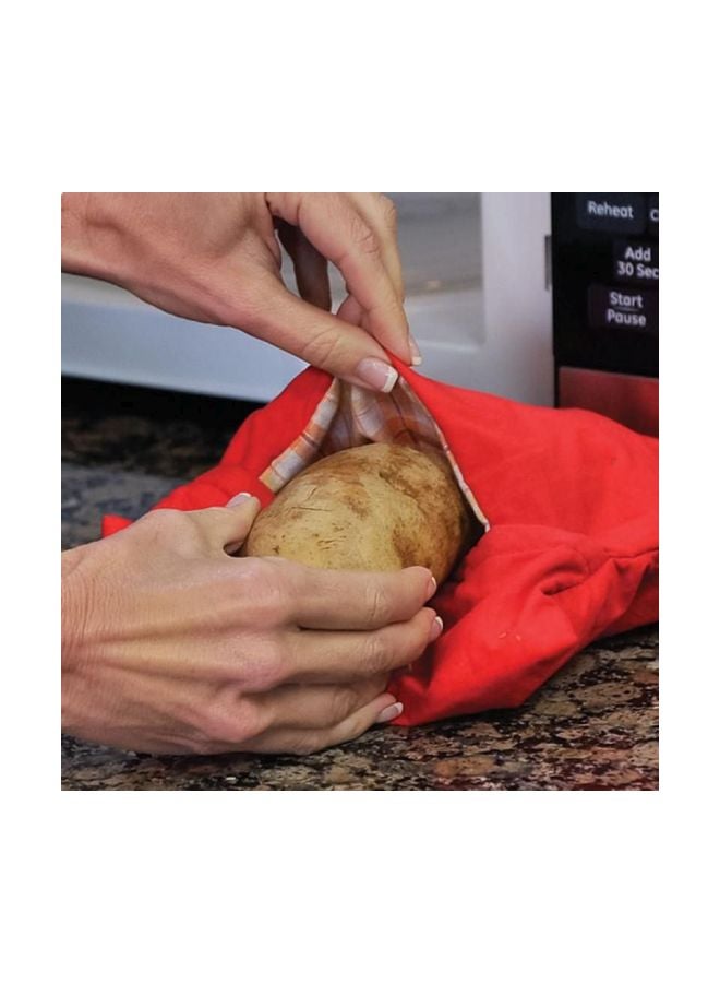 AS SEEN ON TV Microwave Potato Cooking Bag Red  - Image 3