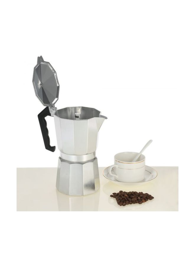 Generic - Stovetop Espresso Maker Silver 20.5x18.5x10.3centimeter - Image 1