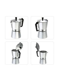Generic Stovetop Espresso Maker Silver 20.5x18.5x10.3centimeter  - Image 2