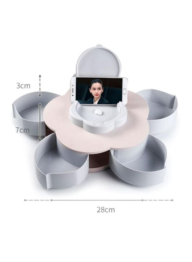 Generic Flower Petal Candy Storage Box Pink/White  - Image 4