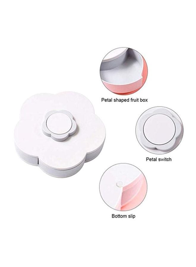 Generic Flower Petal Candy Storage Box Pink/White  - Image 2