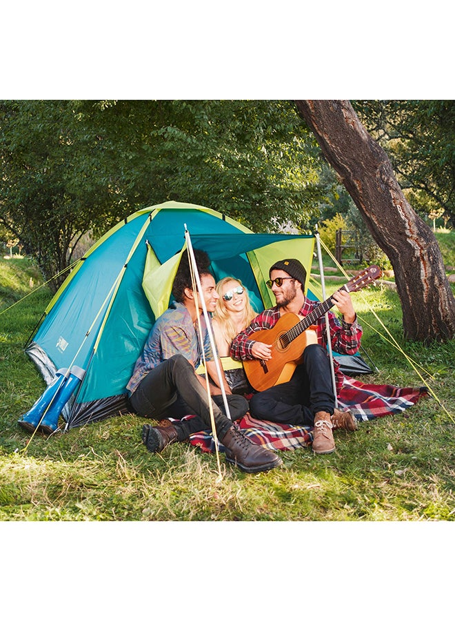 Pavillo-coolground 3person Tent 2.10m X 2.10m X 1.20m (1 Layer 190t Polyester Pu Coated) 26-68088 210 x 210 x 120cm