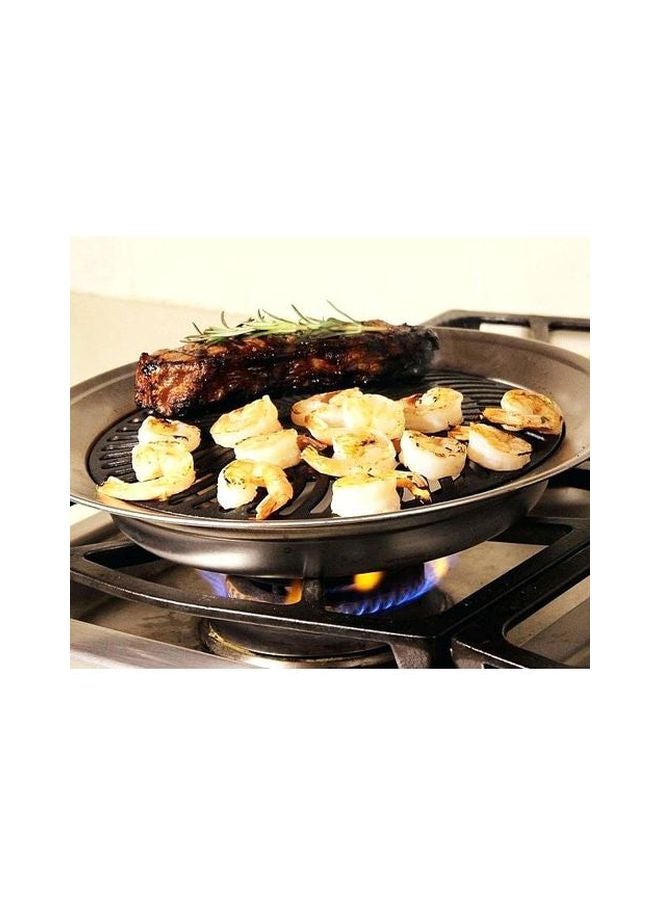 Chefmaster - Smokeless Indoor Barbeque Grill Pan Black - Image 1