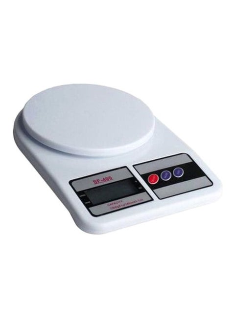 Digital Food Scale White/Black 9.5x6.75inch