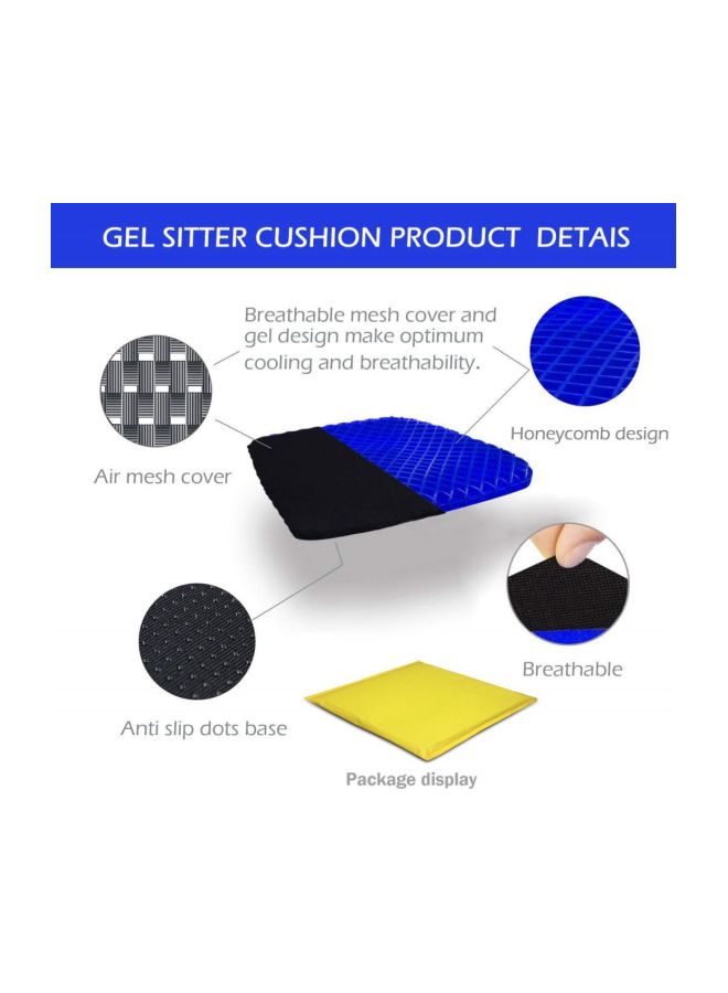Gel Seat Cushion Blue  - Image 2