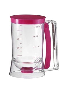 Cake Batter Dispenser Clear/Purple 17x11x18.5cm