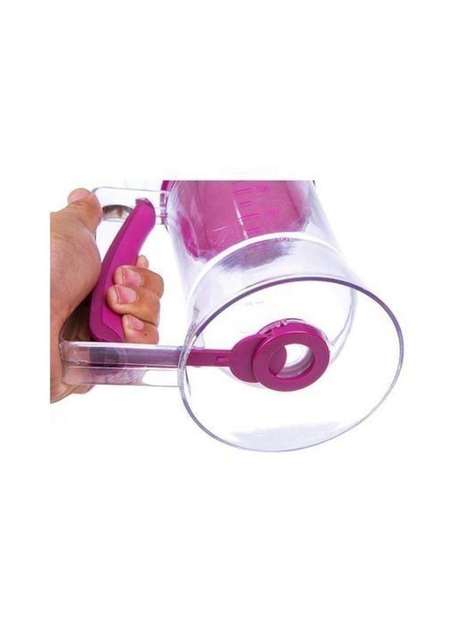 Iyoukesin Cake Batter Dispenser Clear/Purple 17x11x18.5centimeter  - Image 4
