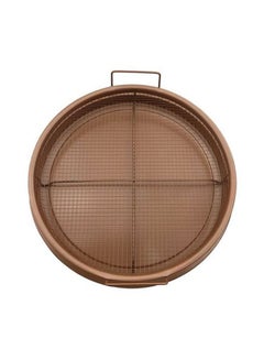 copper chef Ceramic Copper Crisper Tray Frying Pan Copper  - Image 5