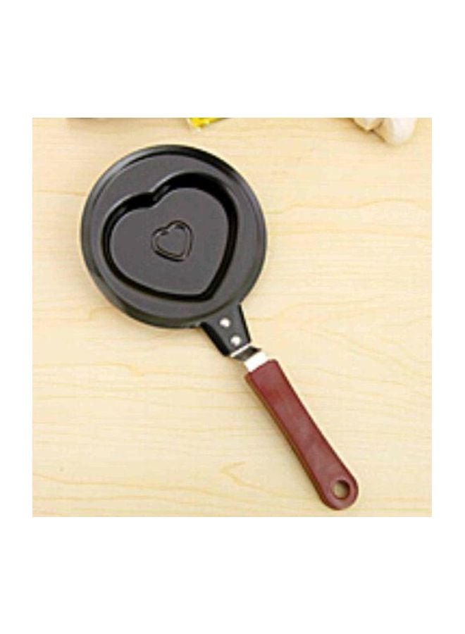 Heart Shaped Egg Frying Pan Black 12x26centimeter - Image 5