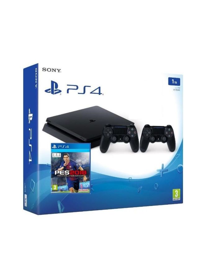 Sony PlayStation 4 Slim 1TB Console With PES 2018 - Image 2