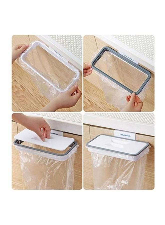 Attach A Trash Hanging Trash Bag Holder White/Grey 24.3x3x10.2cm  - Image 3