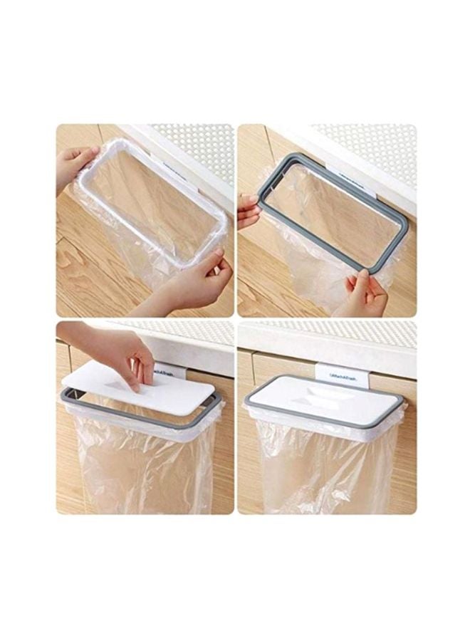 Attach A Trash Hanging Trash Bag Holder Clear/Grey 24.3x10.2x3cm  - Image 3