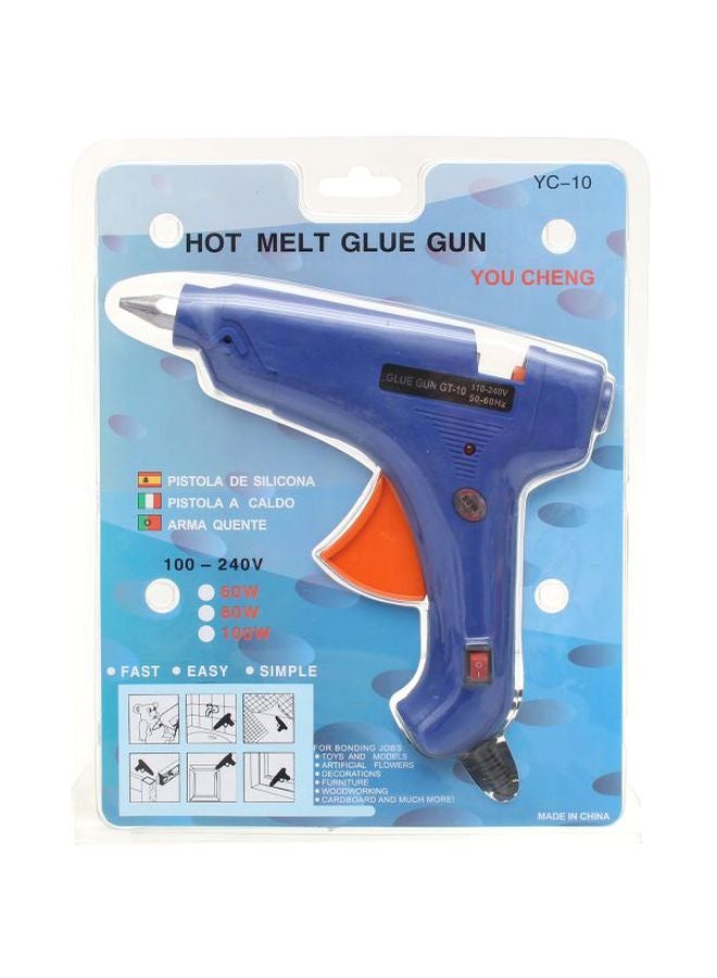 Generic Hot Melt Glue Gun Blue/Orange 