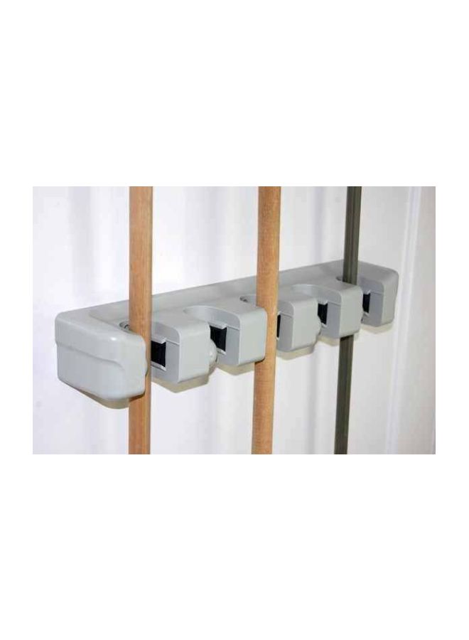 Brooms And Toiletries Organizer white